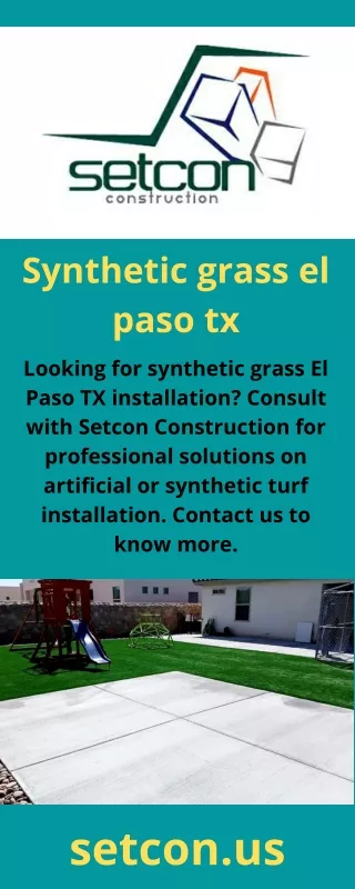 synthetic grass el paso tx