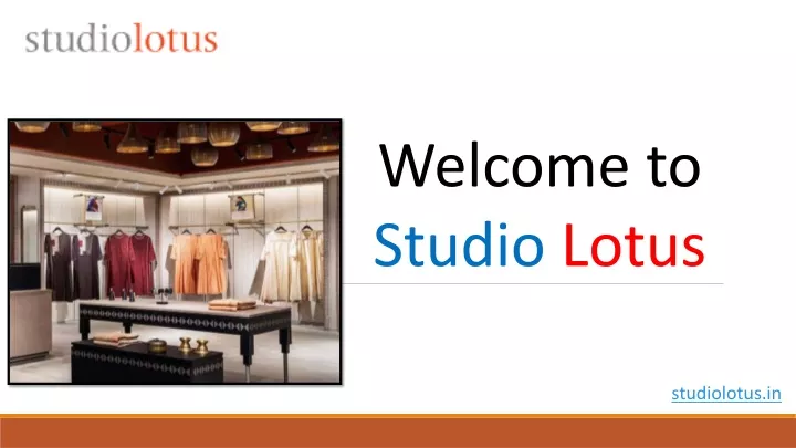 welcome to studio lotus