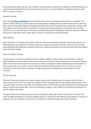 Professional deep cleaning services: The Good, the Bad, and the Ugly