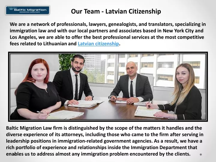 our team latvian citizenship