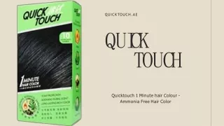 Best Hair Dye In UAE - Quick Touch
