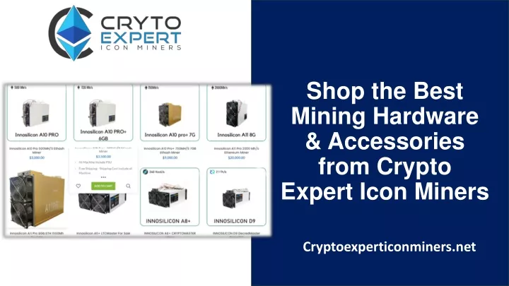 shop the best mining hardware accessories from