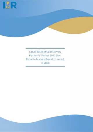 Cloud-Based Drug Discovery Platforms