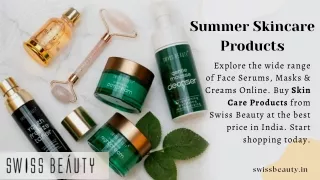 Summer Skincare Product Online - Swiss Beauty