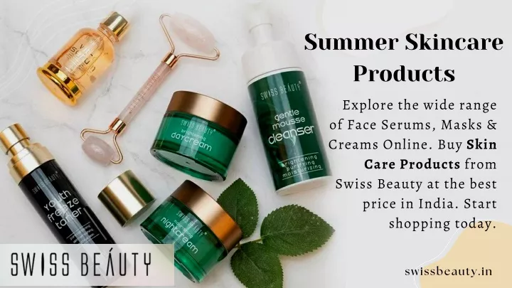 summer skincare products