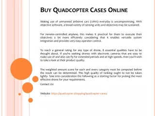 buy quadcopter cases online