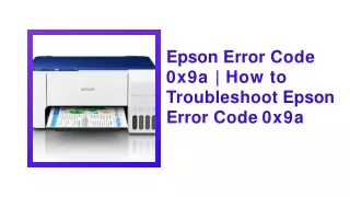 epson error code 0x9a how to troubleshoot epson