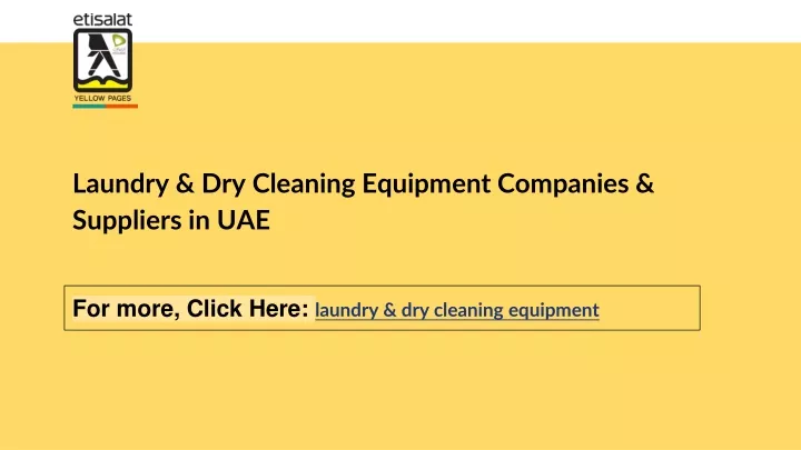 laundry dry cleaning equipment companies suppliers in uae