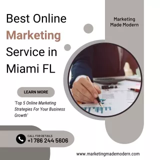 Best Online Marketing Service in Miami FL - MMM