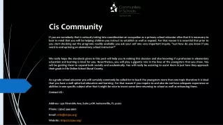 cis community