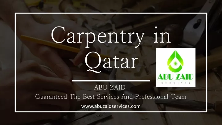 carpentry in qatar