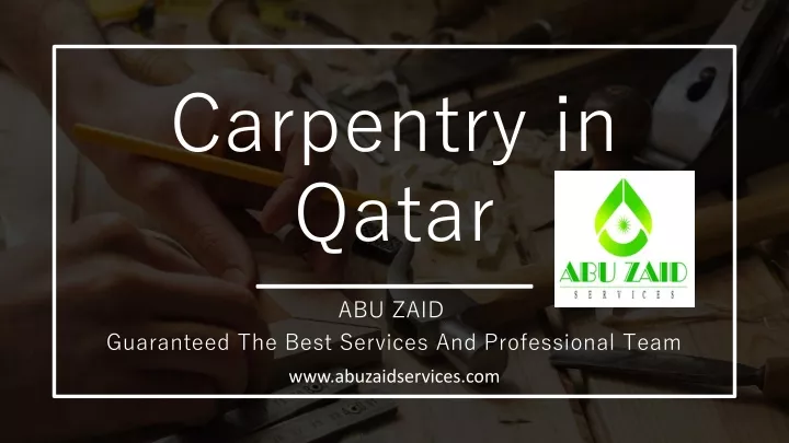 carpentry in qatar