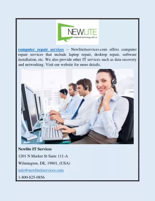 Computer Repair Services | Newliteitservices.com