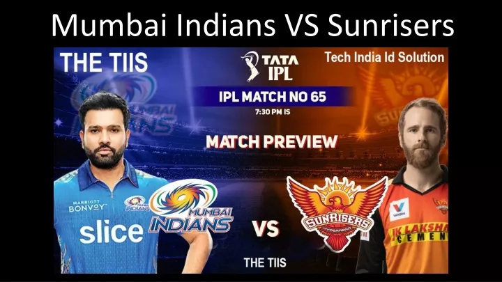 mumbai indians vs sunrisers