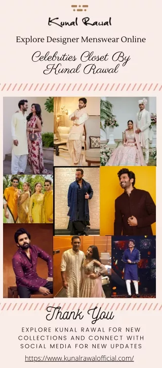 Designer Menswear Online- Kunal Rawal
