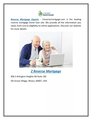 Reverse Mortgage Expert  Zreversemortgage.com