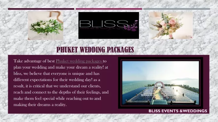 phuket wedding packages