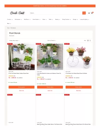 Plant stand for indoor & outdoor Gardening | Ouch Cart