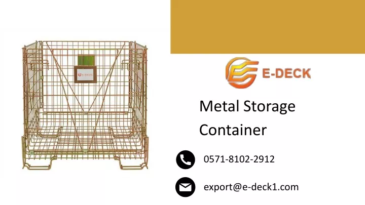 metal storage container