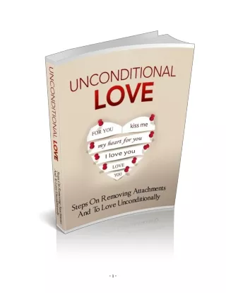 The Power Of  Unconditional Love