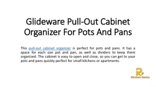 glideware pull out cabinet organizer for pots and pans