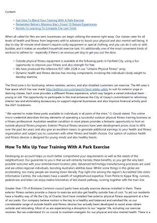 Free Exterior Fitness For Over 50s Occasions