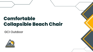 Comfortable Collapsible Beach Chair | GCI Outdoor