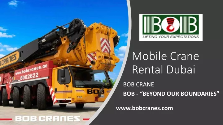 mobile crane rental dubai