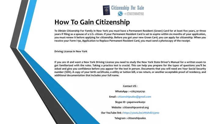 how to gain citizenship