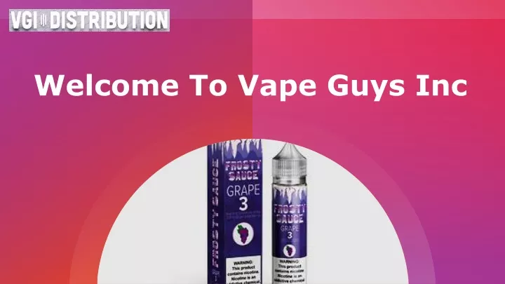 welcome to vape guys inc