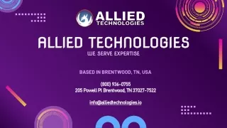 Allied Technologies Digital Marketing company
