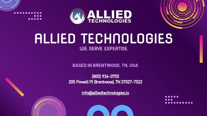 allied technologies allied technologies we serve