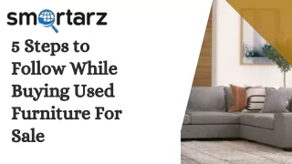 5 steps to follow while buying used furniture