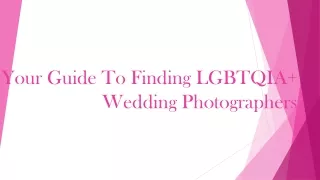 your guide to finding lgbtqia wedding photographers