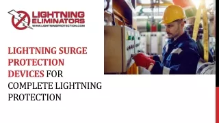 lightning surge protection devices for complete