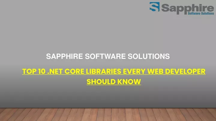 sapphire software solutions