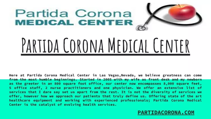 partida corona medical center