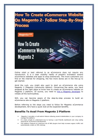 online retail or best referred to as ecommerce
