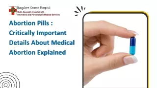 Abortion Pills Critically Important Details About Medical Abortion Explained