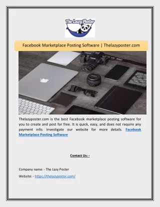 facebook marketplace posting software