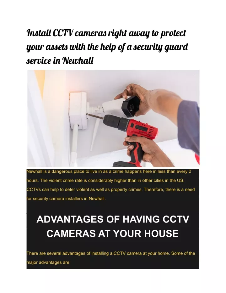 instal cctv camera righ awa t protec your asset