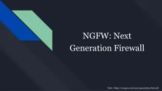 NGFW_ Next Generation Firewall
