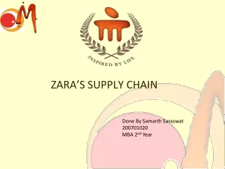 zara s supply chain