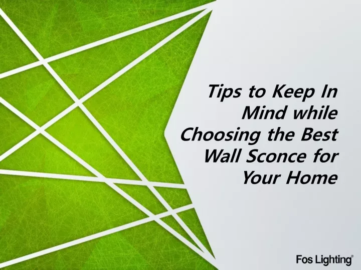 tips to keep in mind while choosing the best wall