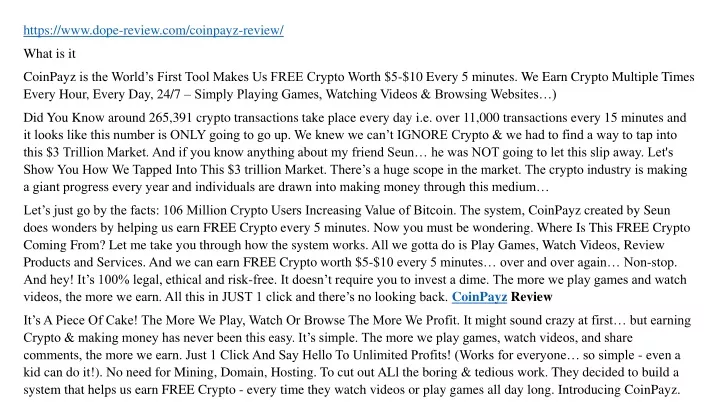 https www dope review com coinpayz review what