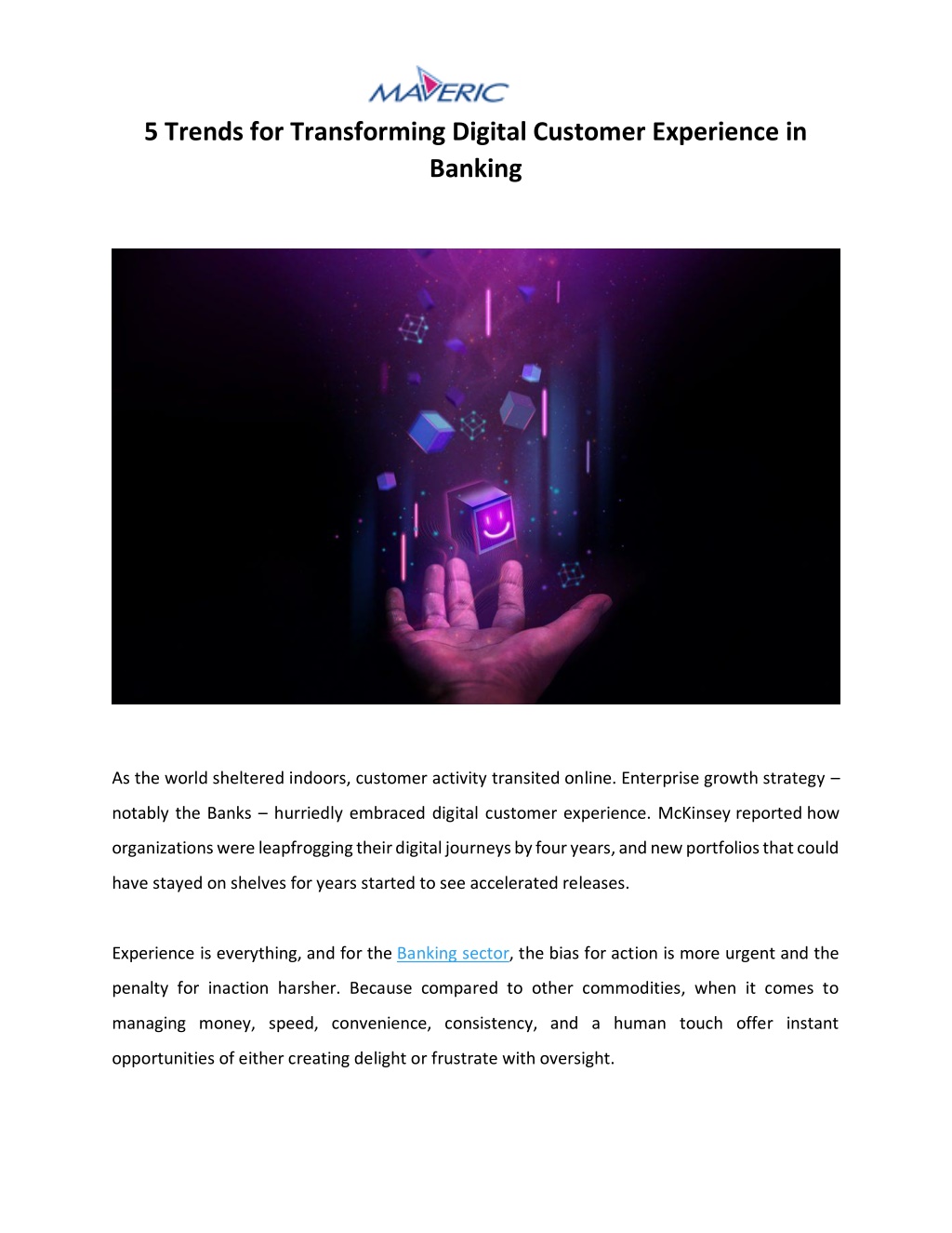 PPT - 5 Trends for Transforming Digital Customer Experience in Banking ...