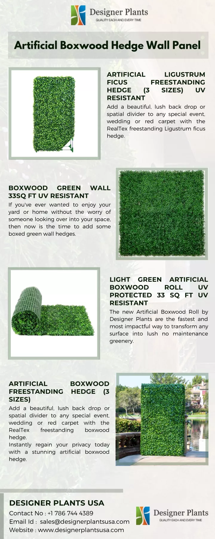 artificial boxwood hedge wall panel hedge
