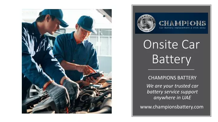 onsite car battery