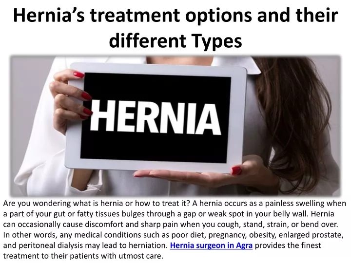 hernia s treatment options and their different