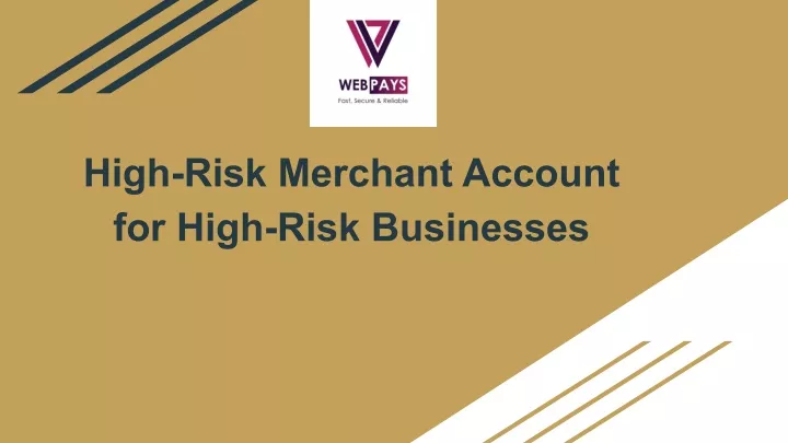 high risk merchant account for high risk